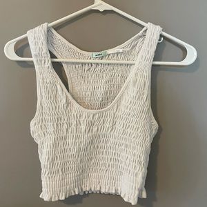 Ribbed Cropped Tank Top